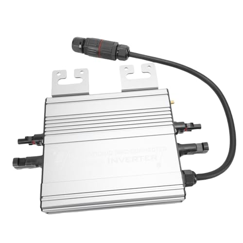 MechKit Mikro-Wechselrichter, IP65, wasserdicht, Aluminiumlegierung, schnelle Abschaltung, Solarnetz, Mikro-Wechselrichter für Balkon-Kraftwerk, vielseitige Eingangsoptionen,