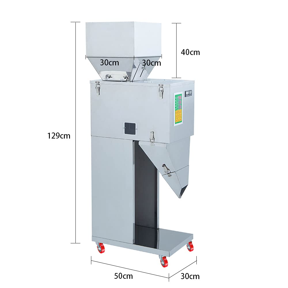 Poedervulmachine, 0,022-1,1 lbs/10-500 g Automatische