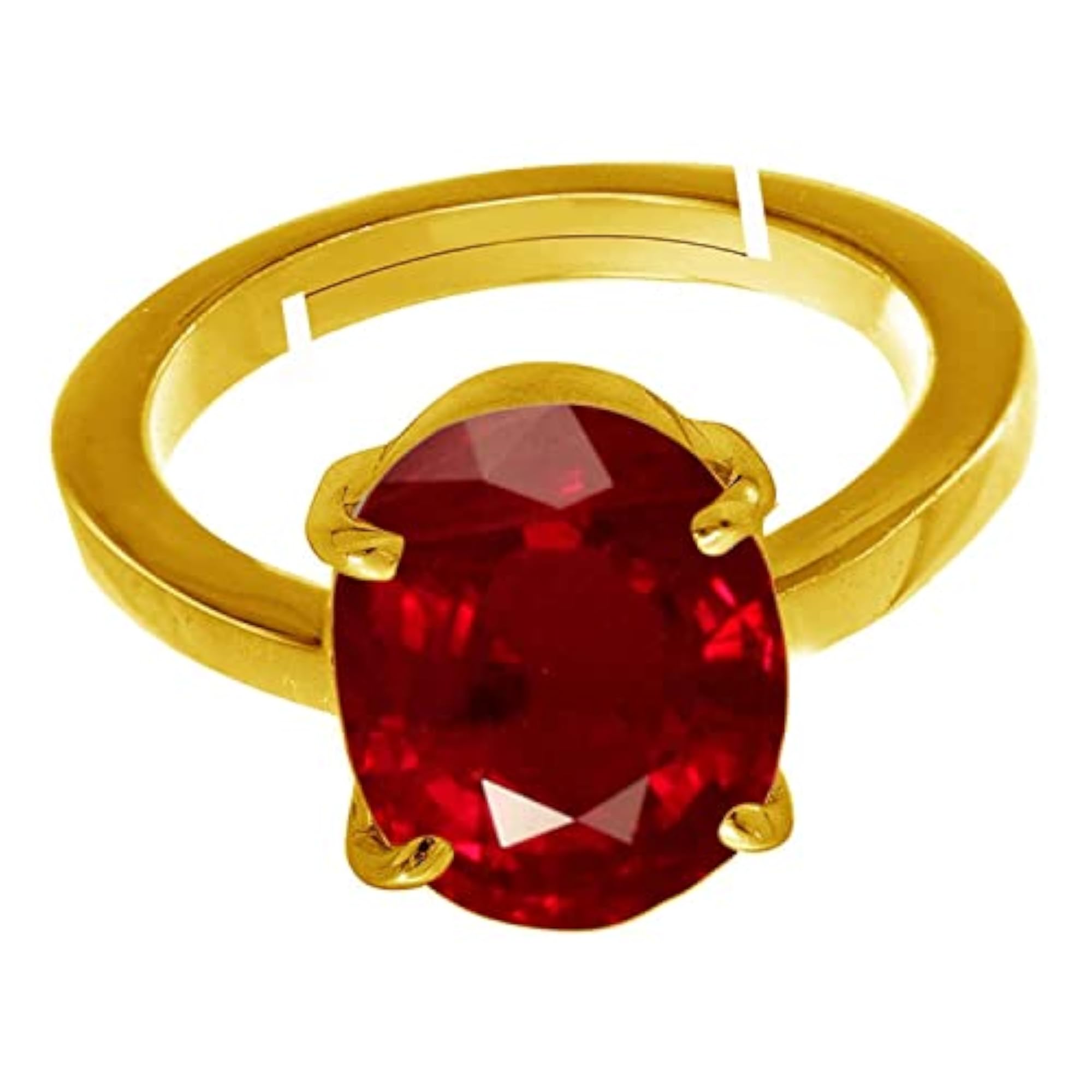 Original Certified Burma Ruby Stone Ring, Unisex