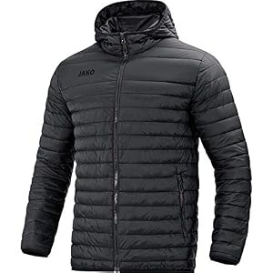 JAKO Herren Steppjacke, Schwarz, 4XL