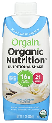Image of Orgain Vegan Nutritional Shake Sweet Vanilla Bean (Pack of 12)