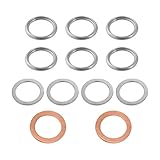 winterrock 12PCS Differential Transfer Gasket, Drain Plug Crush Washers Gaskets, Compatible with Toyota Lexus 4Runner Land Cruiser Tundra Tacoma FJ Cruiser RAV4, 1215710010 9043024003 90430A0003