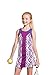 Girls Tennis Sleeveless Dress with Shorts Sparkling Grape/Purple XL