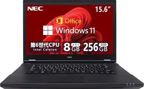 yςݕiz NEC m[gp\R 6CPU MS & Office Windows 11 Pro [8GB \Celeron WIFI 15.6C` LAN DVD-ROM NEC m[gp\R (2)6CUP/