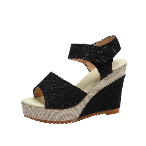 Women's Wedges Sandals Toe Platform High Heel Women Sandalias