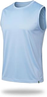 SWEATHEADS Round Neck Moisture Wicking Gym Workout Sleeveless Slim Fit Vest for Men | Quick Dry Technology | Light Weight... Price In India