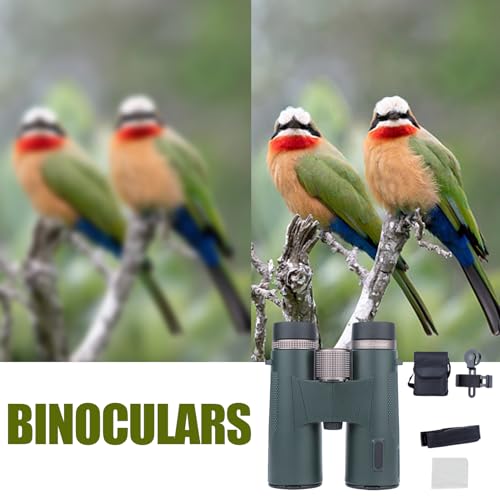 Jumelles de voyage HD compactes avec lentilles étanches pour observation