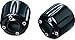 Kuryakyn 6339 Motorcycle Handlebar Accessory: Hand Grip End Cap Weight, Gloss Black, 1 Pair