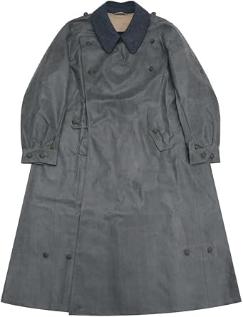 militaryharbor WW2 WWII German Luftwaffe Motorcyclist Rubberized Protective Coat Kradmantel