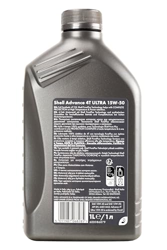 Motoröl 15W50 Shell Advance 4T Ultra 1 l – 100% synthetisches Öl