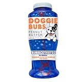 Bubbletastic Peanut Butter Scented Dog Bubbles 8 Ounce Bottle, Non Toxic, Tear Free