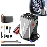Arrancador De Batería Portátil para Coche, Soplador De Aire Multifunción, Banco De Energía Móvil De 8400 Mah, Inflador Rápido De 150 PSI