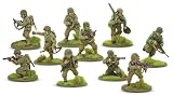 GI's US Army Infantry GI's – plastikowe miniatury w skali 28 mm do akcji śrub od Warlord Games - bardzo szczegółowe miniatury z II wojny światowej do walki stołowej
