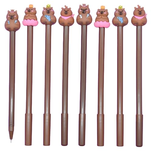 Pack 12 bolígrafos gel Maydahui capibara tinta negra
