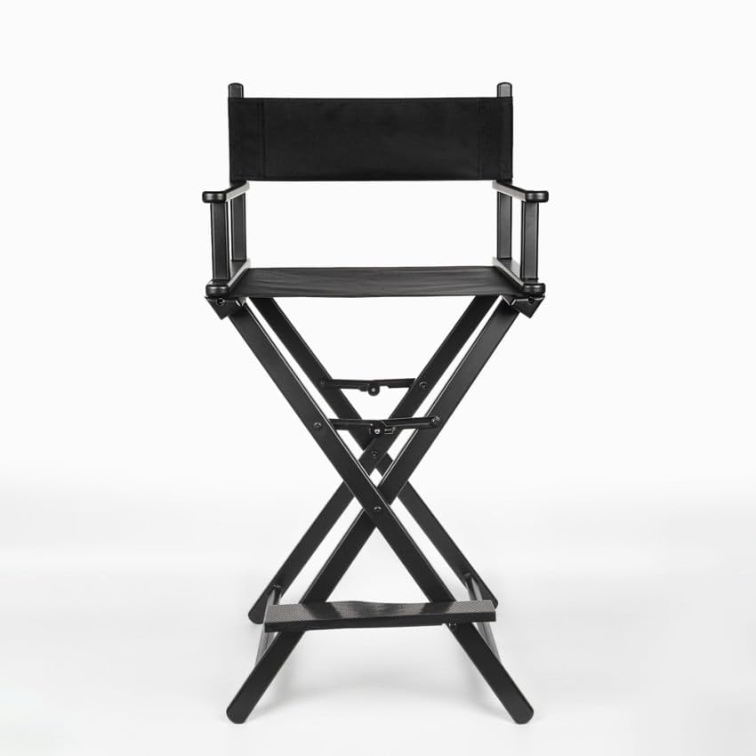 Produce Shop Chaise Pliante pour Maquillage Professionnel Noire Steven