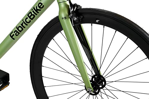 Miniatura 3 de Fabricbike Light - Bicicleta Fixed, Fixie, Single Speed, Cuadro Y Horquilla Aluminio, Ruedas 28 , 4 Colores, 3 Tallas, 9.45 Kg Aprox. Light Cayman Green, M-54cm