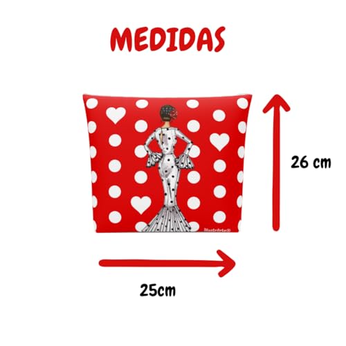 illustrArte Trousse Maquillage Flamenco 25x26 cm – María Blanche – vue 3
