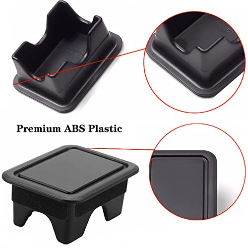 Ram 1500 Stake Pocket Covers Compatible With Dodge Ram 1500 2019-2023 Rear Truck Bed Rail Stake Pocket Cover (Black 2 Pcs) #TOP3