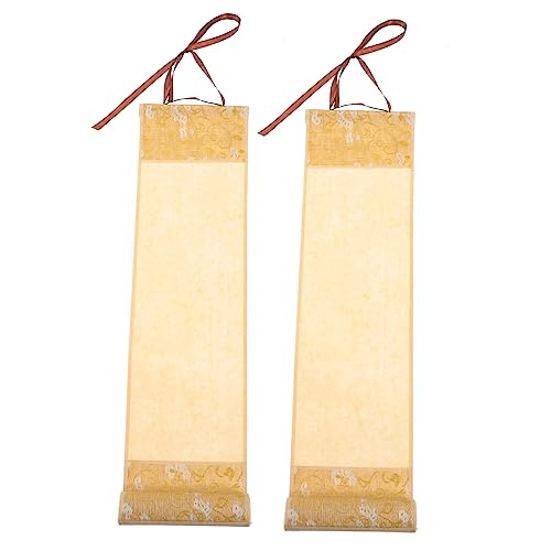 Homoyoyo 2pezzi Pittura Carta Per Appendere Per Calligrafia Carta Per Pittura Vuoto Multifunzione Per Cinese Articoli Per Casa Forniture Per