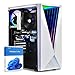 WiFi/WLAN günstig Kaufen-dcl24 High End PC AMD Ryzen 5 5500, RTX4060 8GB - 1000GB SSD, 32GB DDR4, Gamer Computer mit 6x4.2 GHz, weißer PC mit WLAN, Streamer PC mit Windows 11 Pro [19643]
