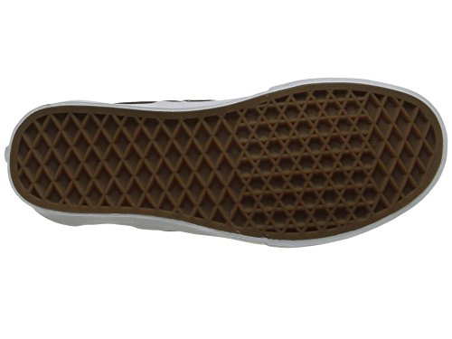 Vans Vans Classic Slip On White Womens Trainers (13 B(M) US Women / 11.5 D(M) US Men, Black Pewter Grey Checkerboard)