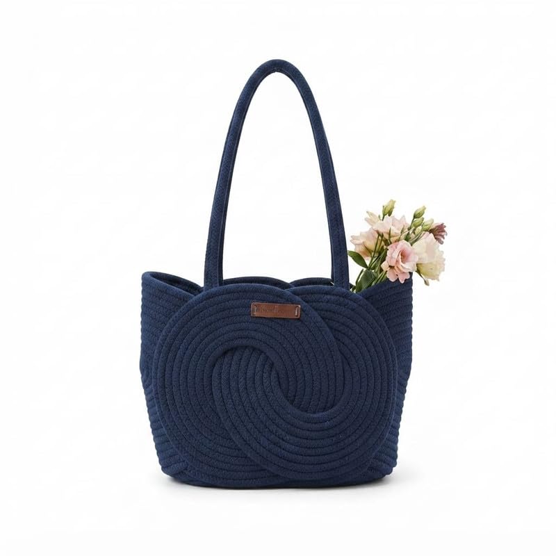 Image of Handbag for Women | Handmade Natural Cane & Dry Grass Tote Bag | Stylish Shoulder Bag for Women | Ladies Purse for Office, Travel & Daily Use | Gift for Women