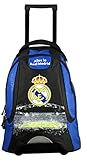 A la escuela, en el colegio. Mochila escolar con ruedas Real Madrid – oficial – Agenda escolar