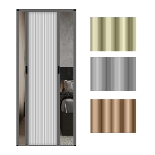 GOCHUSX Puerta Plegable Interior A Medida, Puerta Corredera Opaca para Separar Ambientes, Puerta Plegable para Armario, para Dormitorio, Sala De Estar