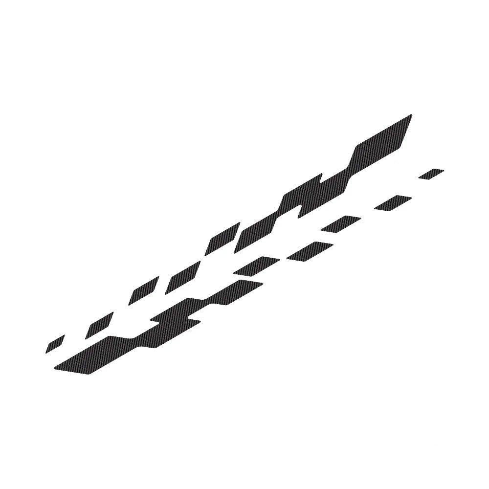 Auto Accessory Car Door Sticker Square Graphics Vinyl Film Decals Exterior Accessories(Carbon Fiber)