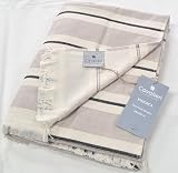 Cavalieri Maiorca Telo Fouta e Microspugna, 100% Cotone, Colore Lino, 100x200 cm