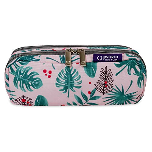 Image of J World Jojo Cute Pencil Case for Kids & Adults. Soft Fabric Zip Pen Bag