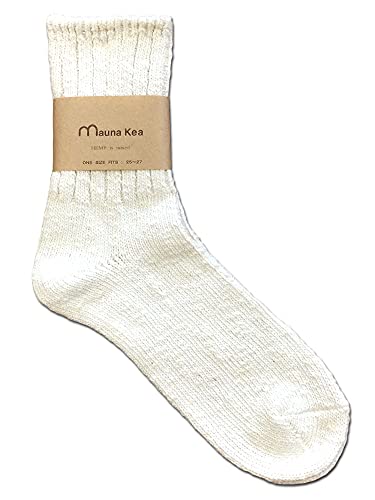 [mauna kea] �}�E�i�P�A �X���u�l�b�v�c�C�X�^�[�ۃ\�b�N�X Socks Cotton Hemp �� �� �C�� �����Y MadeinJAPAN �ޗ� ���{�� 106502 (Natural)