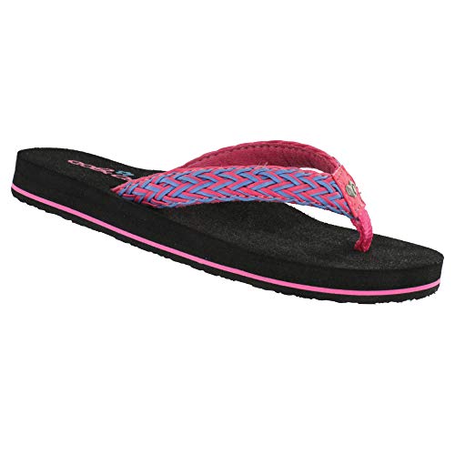 Cobian Little Girls' Lil Lalati Pink Flip Flop, 9-10 #TOP1