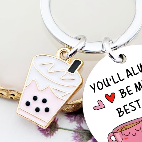 Image of OEHEDOU Bestie Gifts for Women Best Friends Gifts Friendship Gifts for Women Friends Cute Gifts For Bestie Best Friends Birthday Gifts Funny Bestie Keychain Gifts For Friends Women Bestie, Silver,,