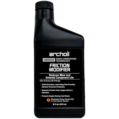 Archoil AR9100 Oil Additive (16oz) for All Vehicles - Powerstroke Cold Starts, Eliminates Injector Problems