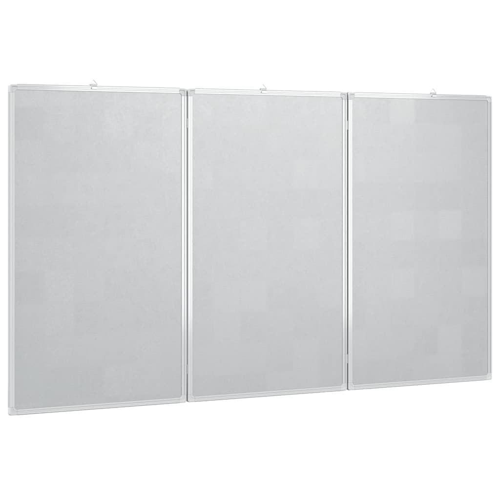 SKM Magnetisches Whiteboard Klapp 180x100x1,7 cm Aluminium,Bürobedarf,Präsentationsbedarf,Ausstellungstafeln,7.85 kg,4005363