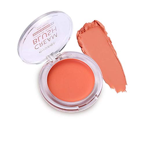 PHOERA Makeup Face Cheek Blush Cream Matte Blusher Super blend-able Sweat-Resistant Pressed Foundation Non_Greasy Palette AQUAPURITY (101 FREESIA)