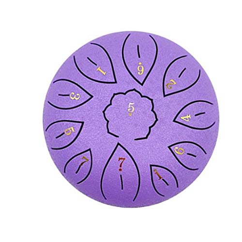 6 Inch 11 Tone C Key Sound Meditation Singing Drum Sound Meditation Yoga Singing Drum (Color : A)