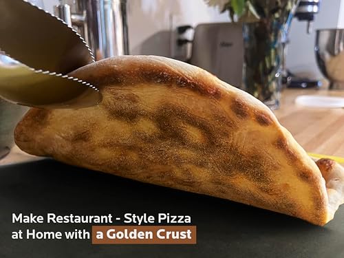 OLEEK Pizza steel Sheets for oven - Metal baking steels sheets for oven - Pizza steel 16x13.4 inches - Steel pizza stone for oven - Baking's steels pro pizza - Baking's stone for oven