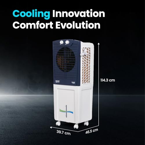 Image of Voltas Frost Air 60 Room Air Cooler for Home, with Swing Control (60 Litre Tank Capacity, Water Level Indicator, Honeycomb Cooling Media, White)