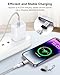 27W USB C to Lightning Adapter Fast Charging Data Sync, USB C Female to Lightning Male Adapter for iPhone/ iPad/ Airpods, 2 Pack Type-C to iPhone Cable Converter with Anti-Lost Loop, Not for Audio/OTG