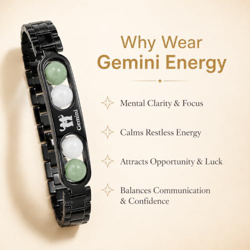 Image of Gratify Birth Crystal Metal Rashi Bracelet for Men & Women | Natural Gemstone Bracelet | Adjustable Spiritual Crystal Bracelet | Includes Authenticity Certificate | Gift for Astrology Lovers
