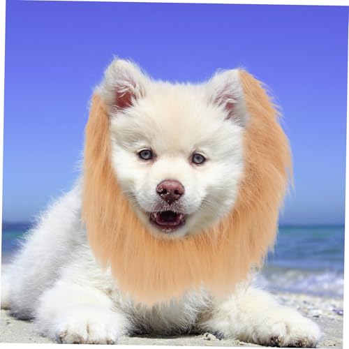 Disfraz para perro melena de león POPETPOP talla M miniatura 7