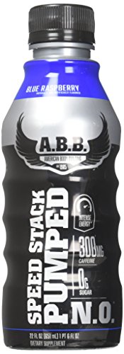 ABB Speed Stack Pumped N.O. Blue Raspberry - 12 - 22 fl oz (1pt 6 fl oz) bottles