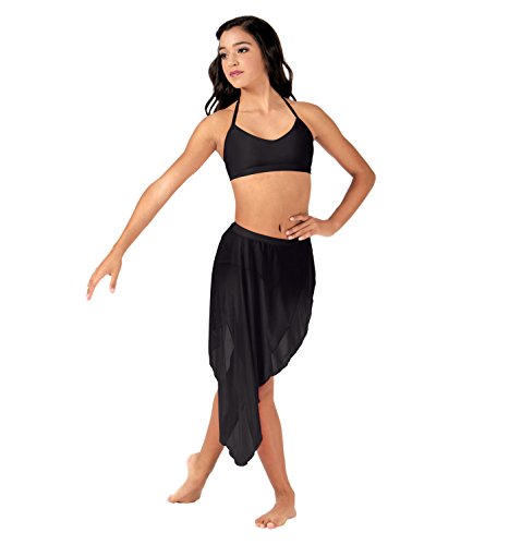 Body Wrappers Adult Asymmetrical Drape Dance Skirt,Bw9106Nudml,Nude,Ml #TOP7