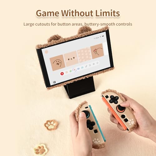 Protection peluche ours Switch 2 GeekShare le cadeau mignon idéal - 5