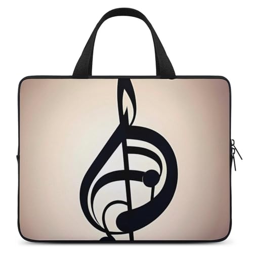 Housse ordinateur 15 pouces anti rayures pochette tablette motif musique