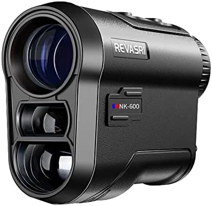 REVASRI Golf Rangefinder with Slope and Flag Lock Vibration, 650 Yards Vertical Horizontal Distance Measurement and Scan Function, Versatile Range Finder for Golfing Hunting, Rechargeable Battery