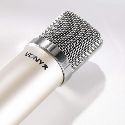Vonyx Microfono A Condensatore Da Studio Live Artisti Phantom 48V - 4