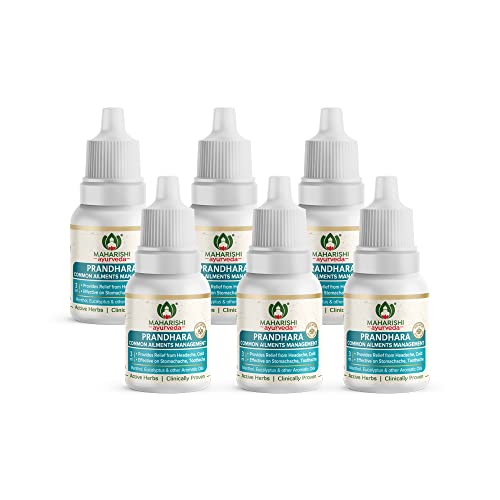 Maharishi Ayurveda Prandhara- Ayurvedic Oil For Common Ailments|For Nasal Congestion, Headache & Too...